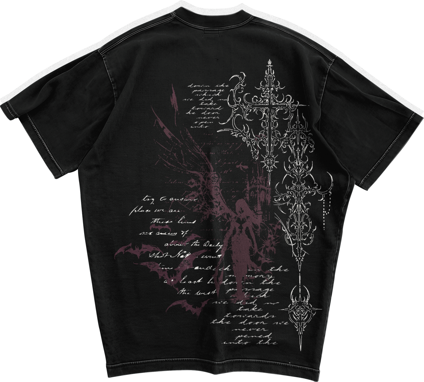 Lost Angels Oversized T-shirt Black