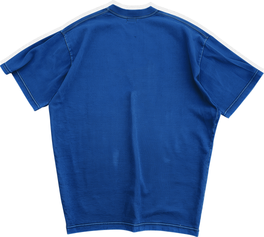 Flawed Stars Logo Oversized T-shirt Blue