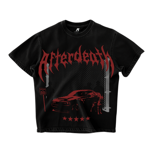 Afterdeath Oversized T-shirt Black