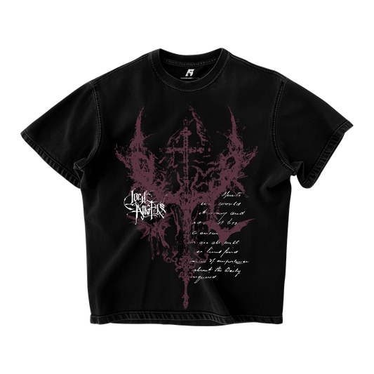 Lost Angels Oversized T-shirt Black